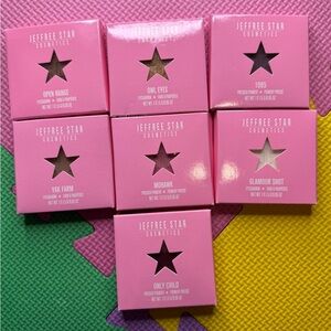 Jeffree Star Cosmetics Artistry Singles - Single Magnetic Eyeshadow Lot of 7